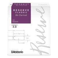 ダダリオウッドウィンズ）　Bbクラリネットリード　レゼルヴ・クラシック(RESERVE Classic)