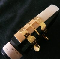 ベイ・Jリガチャー）Bbクラリネット用　22k　Gold　Plated　2本ネジ【2017年6月2日再入荷！】
