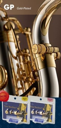 Yany 　BooStar（ヤニ―・ブースター）ゴールドプレートGP　”あなたのサックスが濃厚な音色＆スムースな息の流れに生まれ変わる”　【2021年4月入荷しました！】