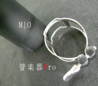 【在庫一掃セール】バンドーレン）Ｍ｜Ｏ　Bbクラリネットリガチャー　銀メッキ仕上げ