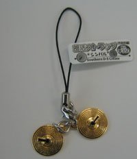 吹奏楽部ストラップ　シンバル　ストラップ