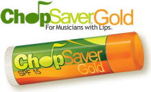 画像1: チョップセイバー　Gold（ゴールド）　管楽器プレーヤーの唇を保護するリップクリーム