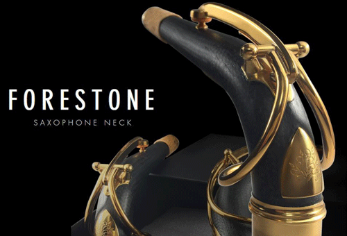 画像1: Forestone） カーボンファーバーネック　Carbon Fiber Neck for Alto Saxophone【2019年12月取扱開始】
